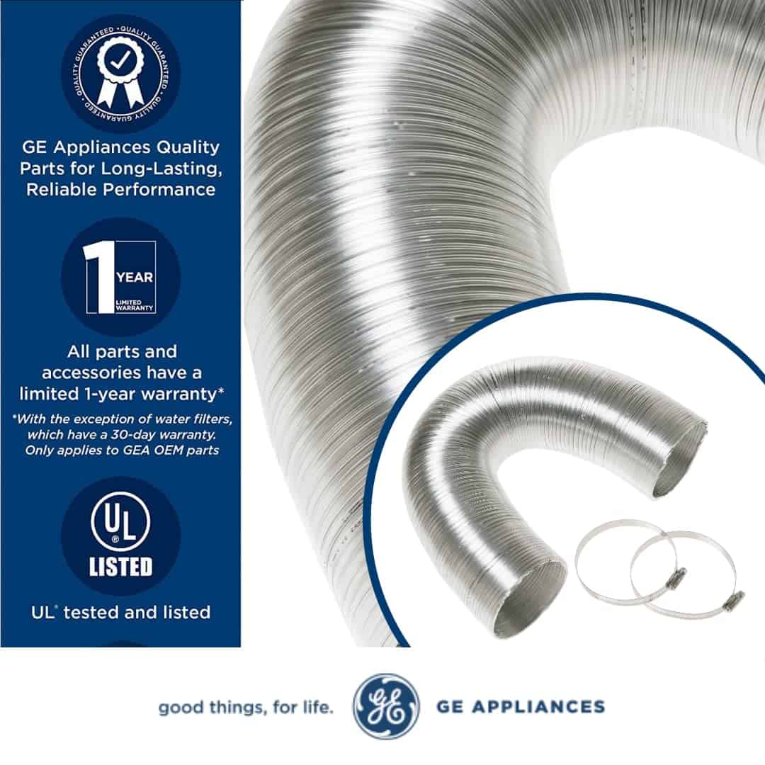 Tubo de Secadora GE Appliances WX08X10086 - Imagen 3