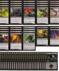 Baraja Mono Black Infect - Legal en Modern - Construido a