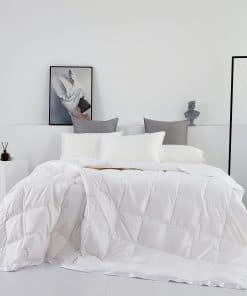 Edredón ligero de plumón de ganso/Colcha de plumón/Cubierta