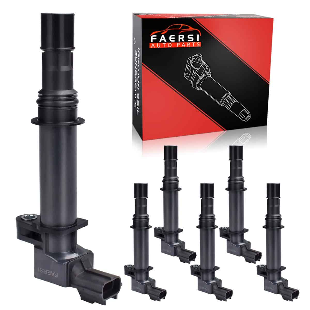 Paquete de 6 Bobinas de Encendido para Jeep Liberty Grand