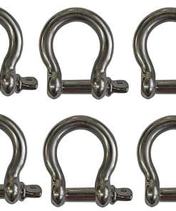 MarineNow 316 Stainless Steel Bow Shackle for Anchor,