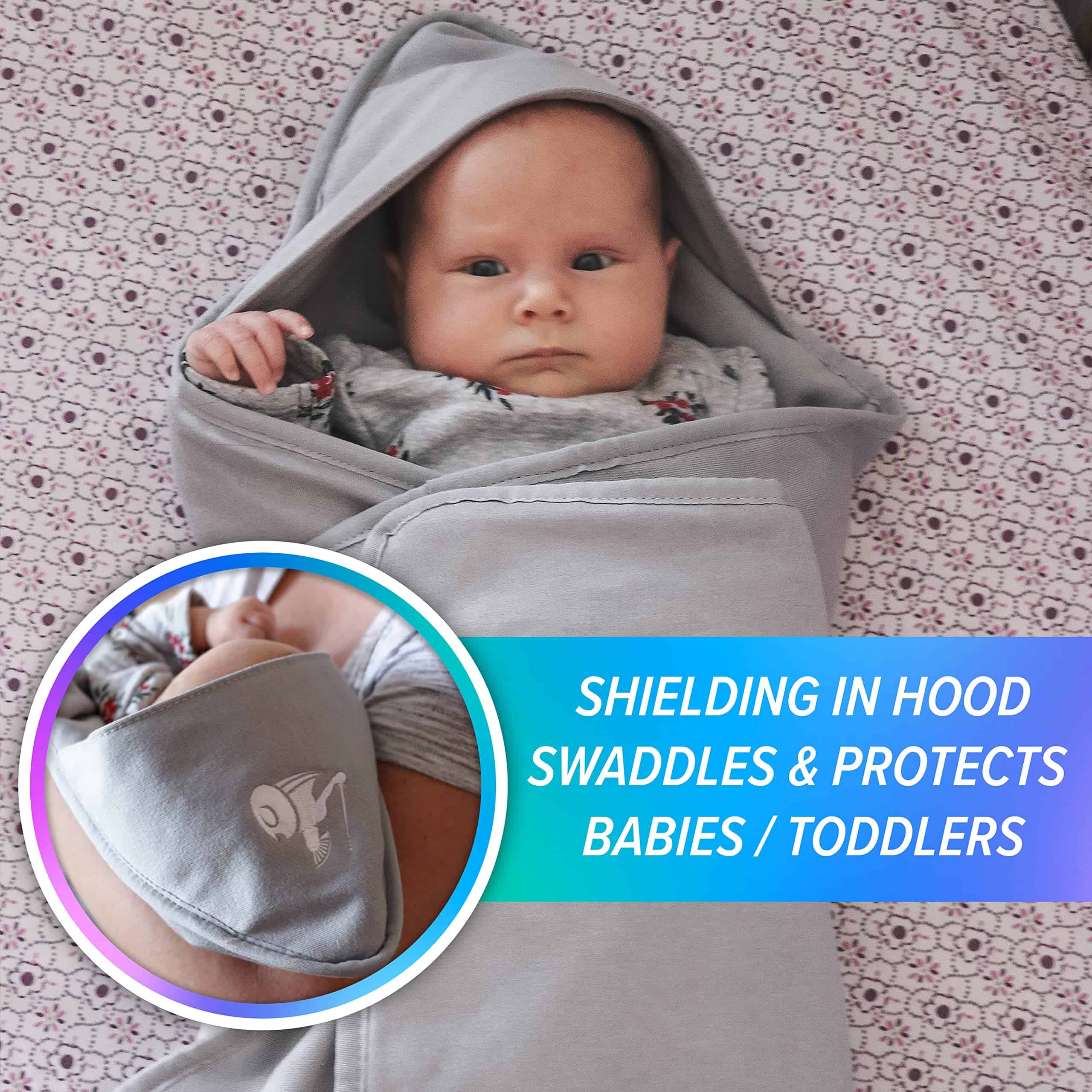 Manta de Protección Contra la Radiación EMF -Gris - Imagen 3