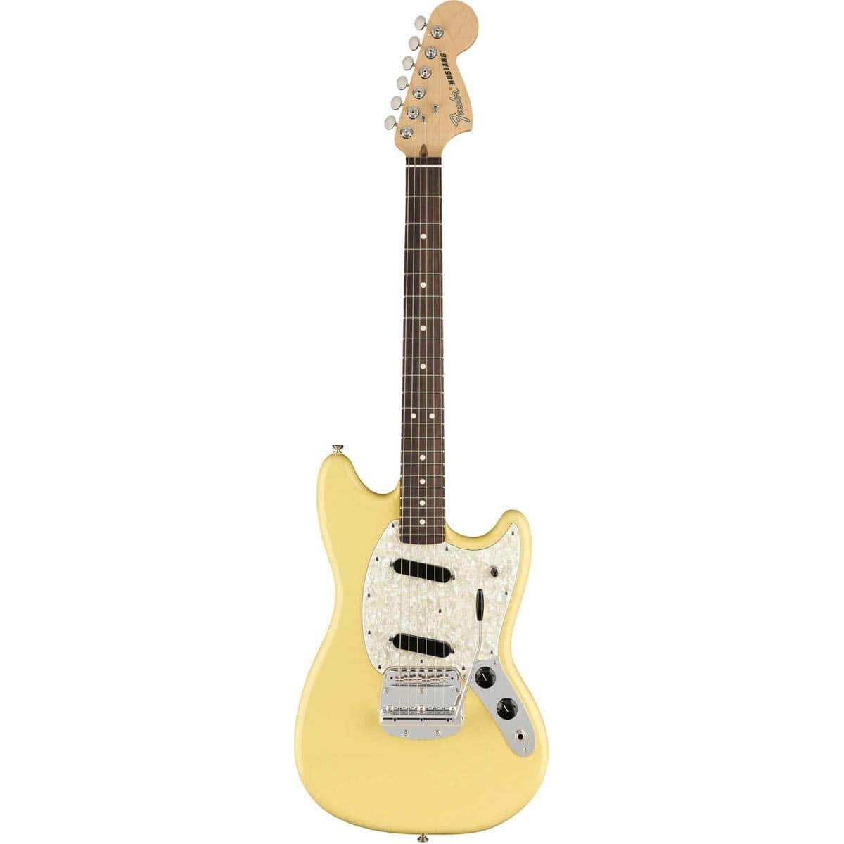 Fender American Performer Mustang - Vintage White con