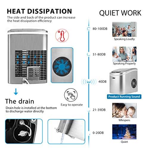Máquina de Hacer Hielo Eléctrica Portátil y Compacta - Imagen 5