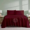 Juego de sábanas de algodón para cama Olympic Queen -