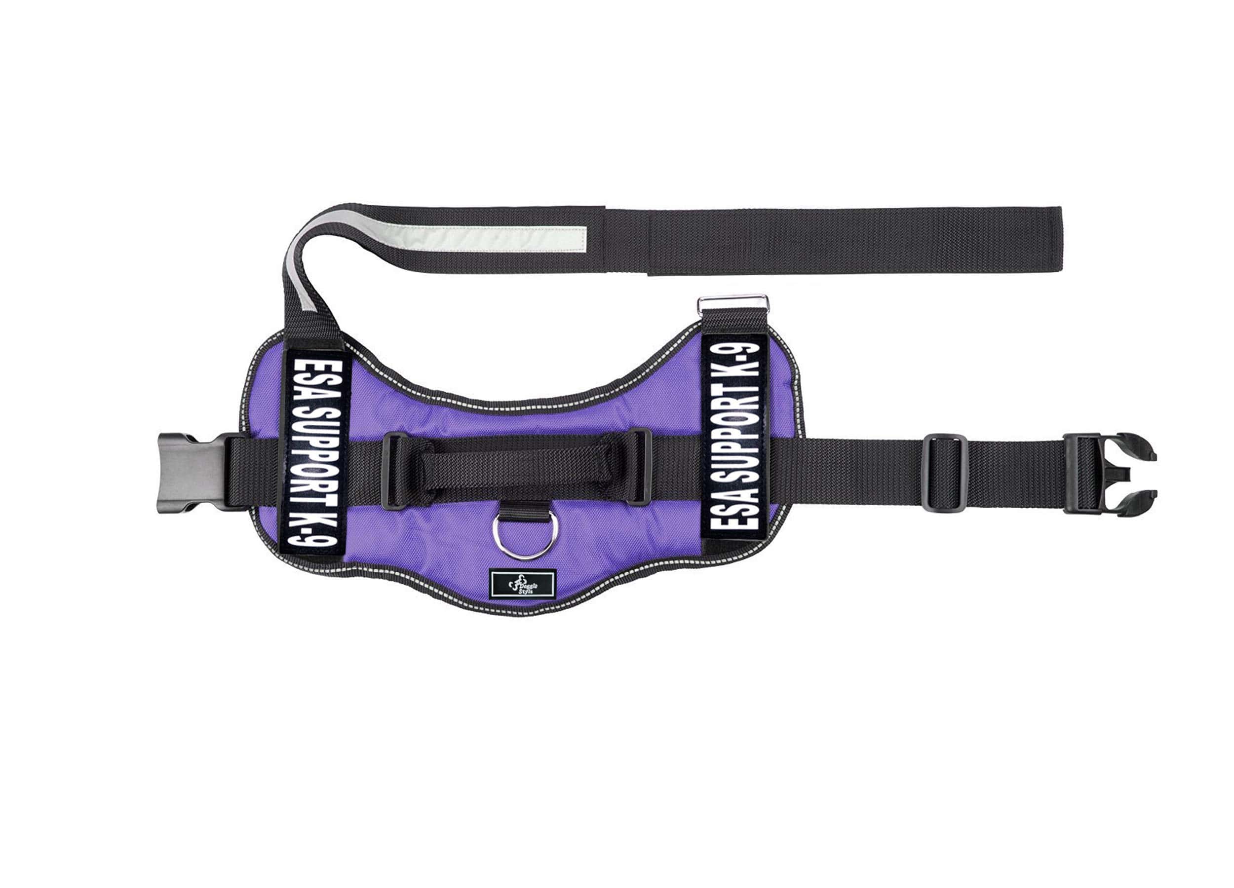 Chaleco para Perro de Apoyo Emocional de Nylon sin Tirón, - Imagen 4