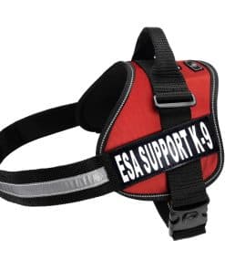 Chaleco de Perro de Apoyo Emocional en Nylon Sin Tirar,