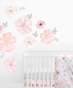 Adhesivos de mural grande Sweet Jojo Designs en tonos