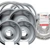 Set de 4 Bandejas de Goteo de Servicio Pesado cromadas con