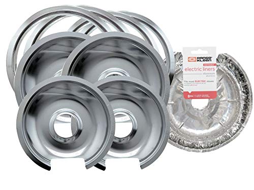 Set de 4 Bandejas de Goteo de Servicio Pesado cromadas con