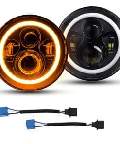 YEEGO DIRECT Faro LED de 7 pulgadas Halo, Ojos de Ángel DRL