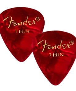 Paquete de 2 Púas Fender 351 Rojo MOTO Thin (24) - Bundle