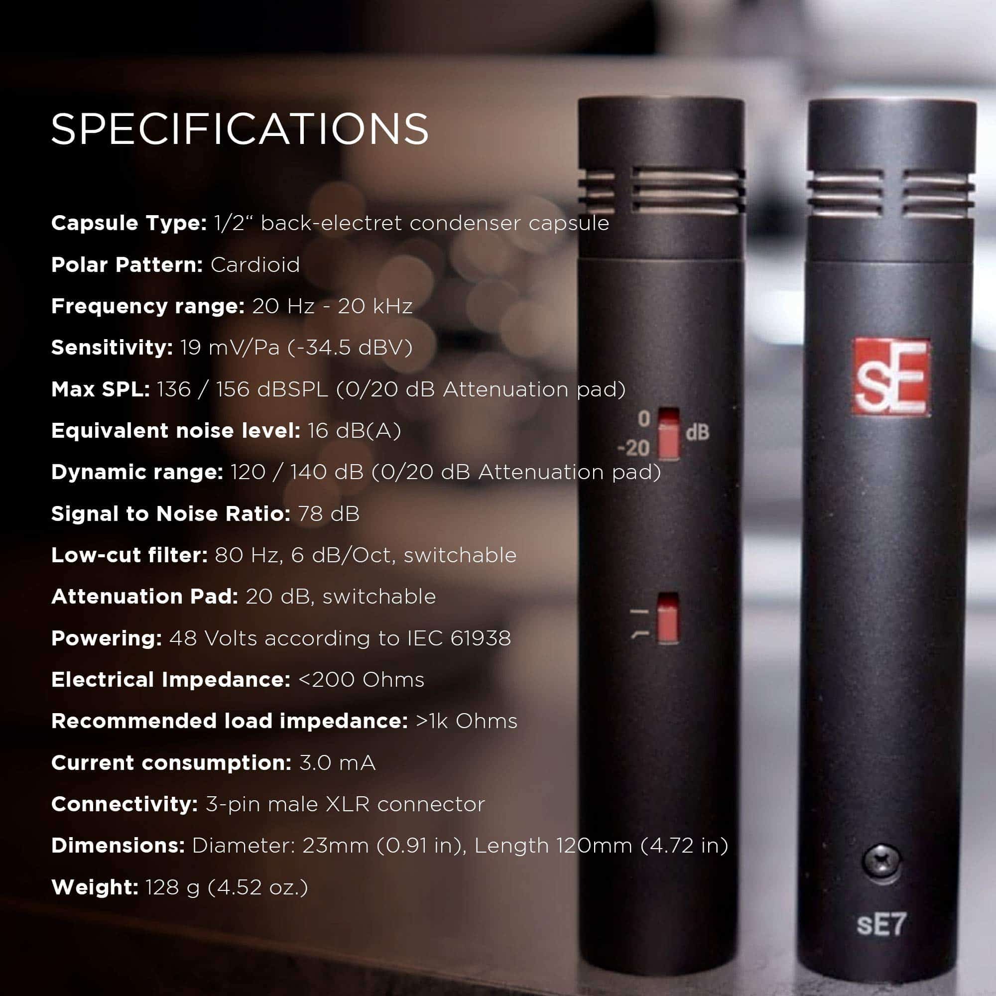SE ELECTRONICS - Par de micrófonos de condensador cardioide - Imagen 3