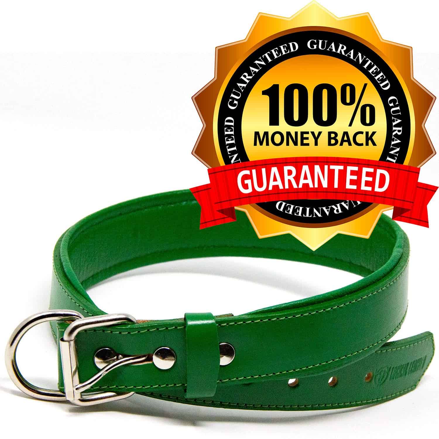 Collar de perro acolchado de cuero Logical Leather - El - Imagen 7