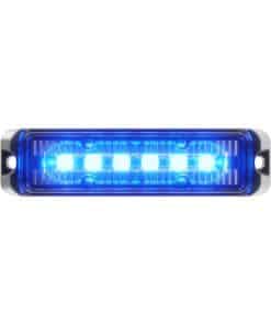 Abrams Flex Series (Azul/Azul) 18W - 6 LED Luz de Rejilla