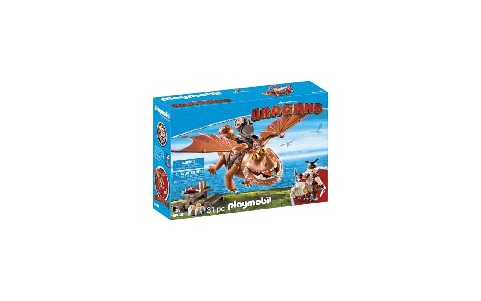 Playmobil 9460 Cómo Entrenar a Tu Dragón Fishlegs +