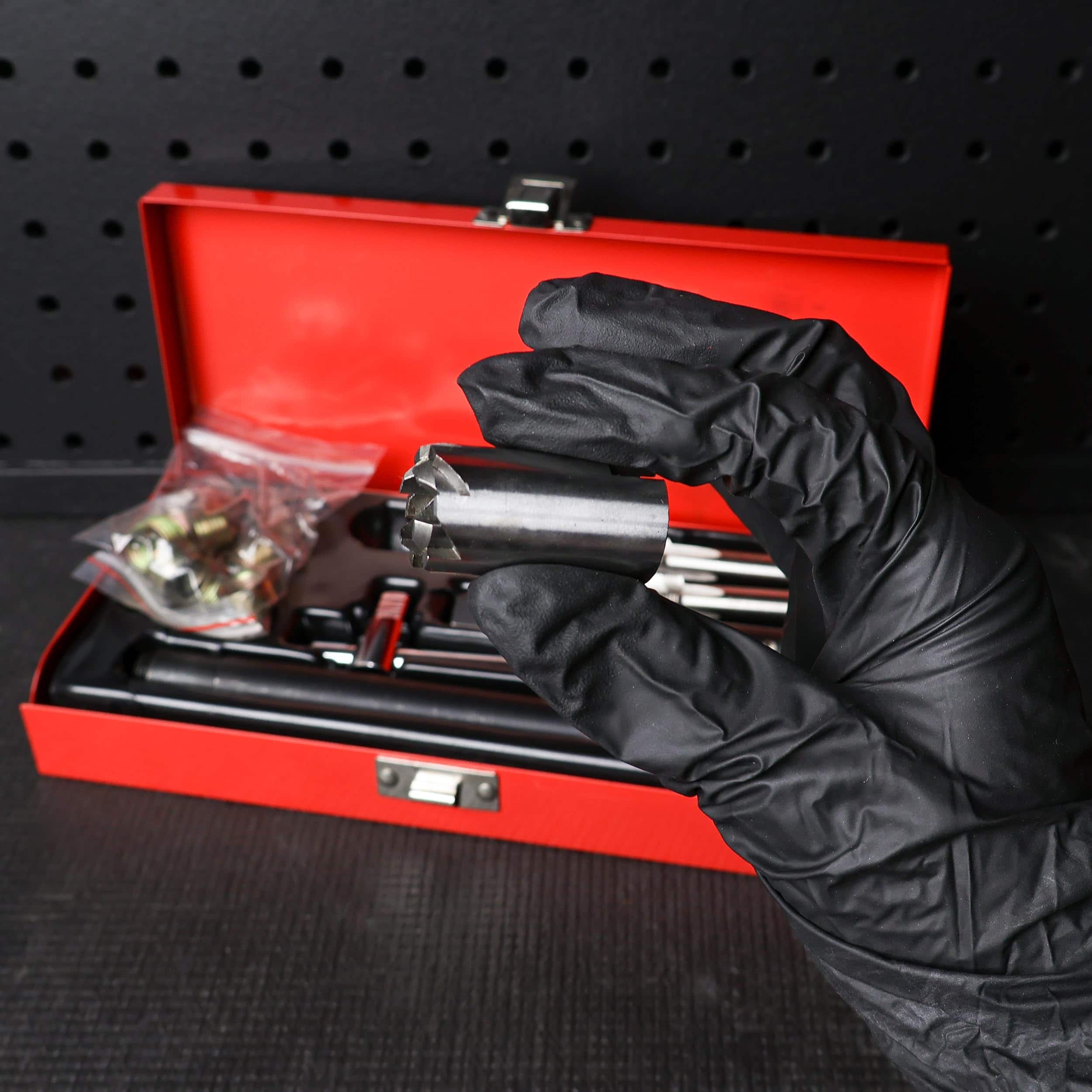 Juego de reparación de roscas de bujía ABN, métrico de 14mm - Imagen 7