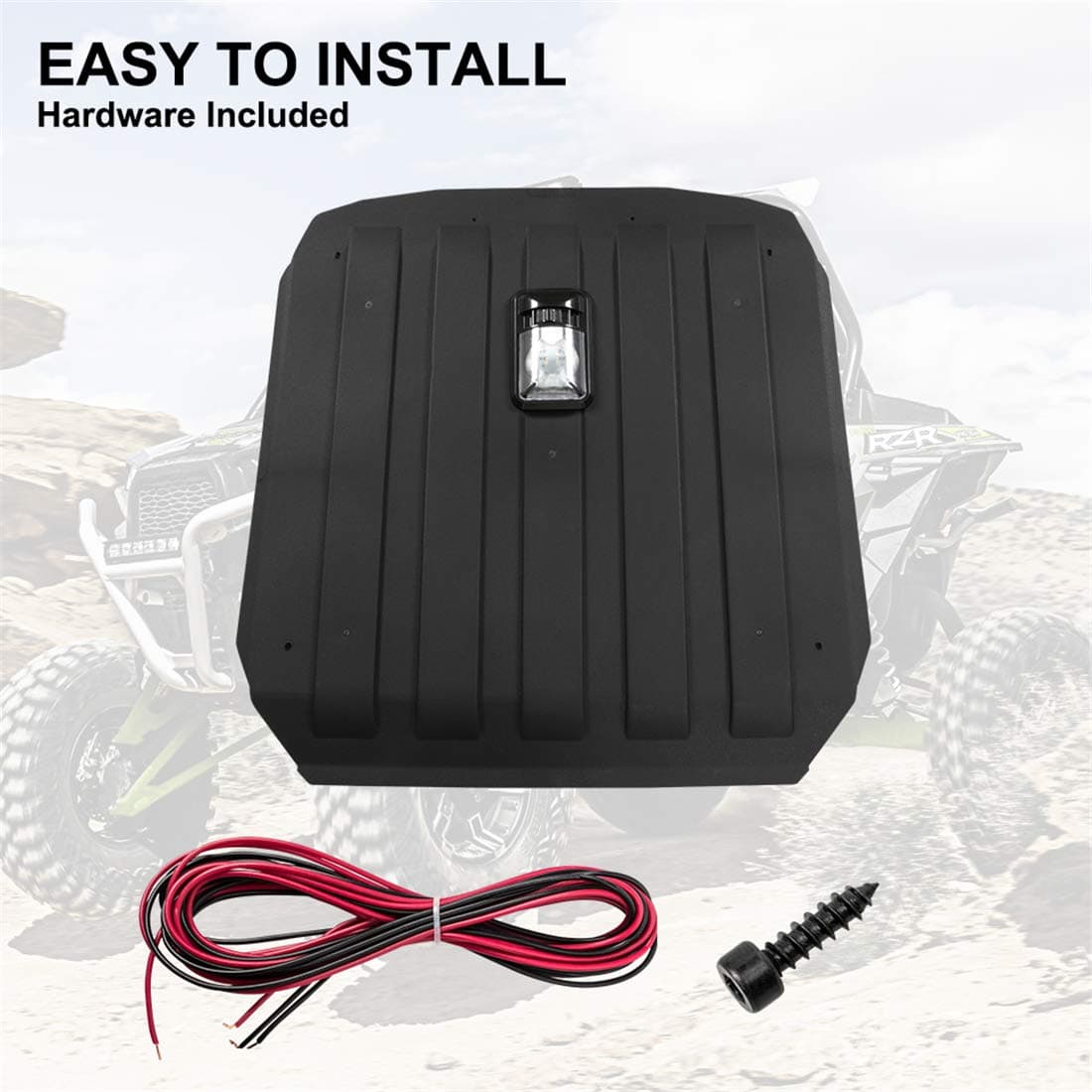 KIWI MASTER Hard Roof Top Compatible for Polaris RZR XP - Imagen 7