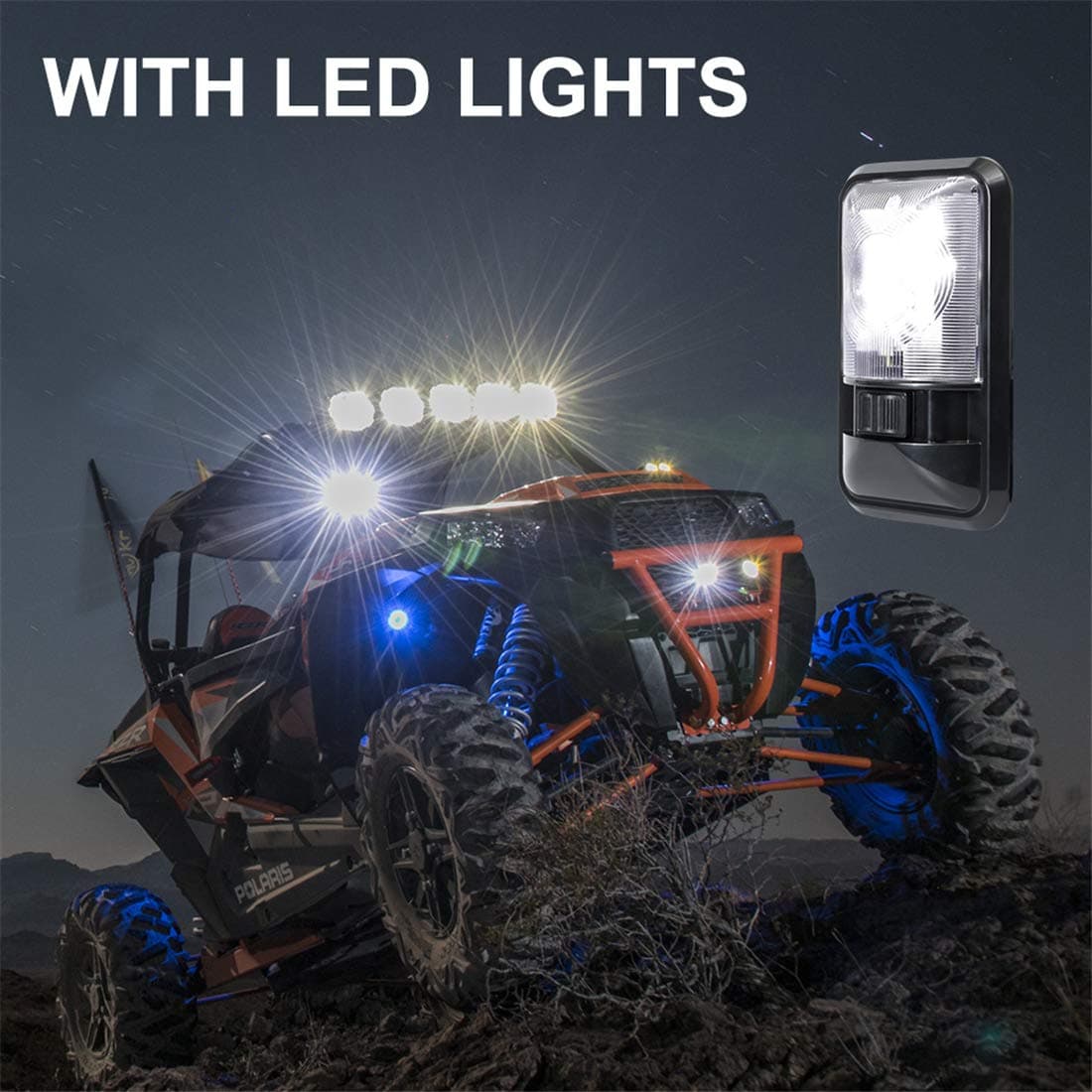 KIWI MASTER Hard Roof Top Compatible for Polaris RZR XP - Imagen 5