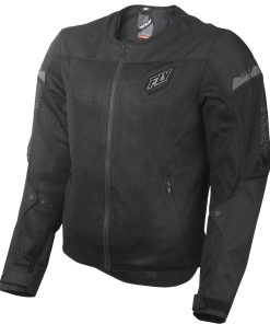 Chaqueta de Malla de Aire Fly Racing Flux (Negro, 3X-Grande)