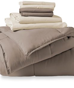 Set de sábanas y edredón de 7 piezas Bare Home - Tamaño