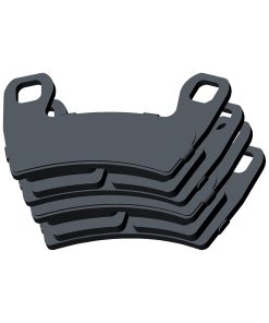 Kit de pastillas de freno compactas de doble cilindro