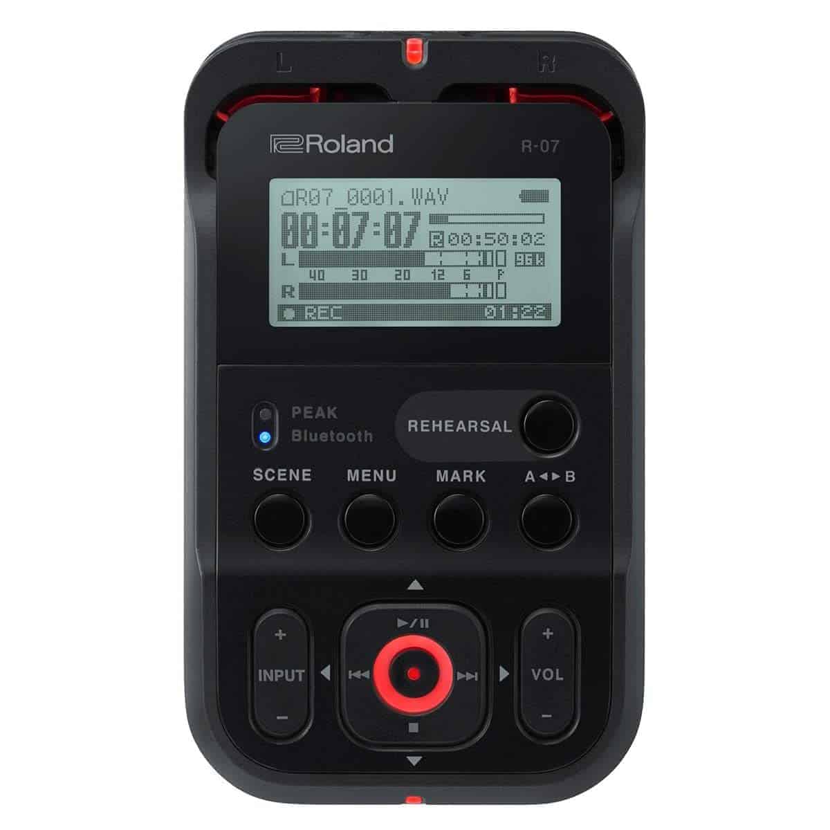 Grabadora de Audio Portátil de Alta Resolución Roland R-07,