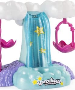 Hatchimals CollEGGtibles, Waterfall Playset con Luces y un