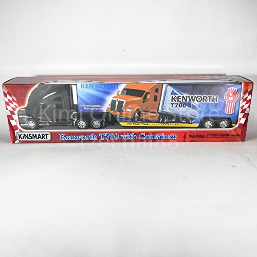 Camión Contenedor de Metal Kenworth T700 KiNSMART 1:68 - Imagen 6
