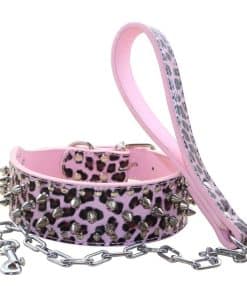 Collar de Perro con Tachuelas con Hebilla de Acero