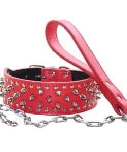 Collar de Perro con Tachuelas Punk Decorado con Picos de