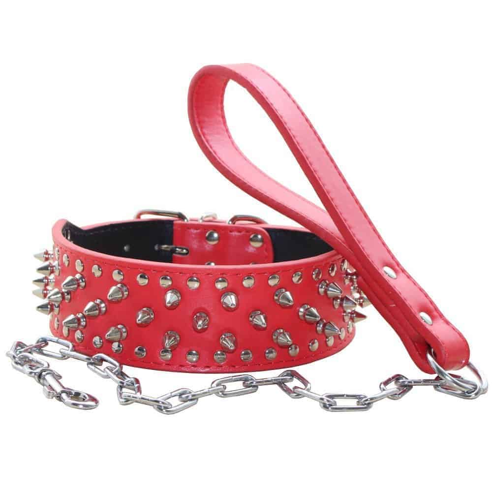 Collar de Perro con Tachuelas Punk Spiked Rivet con Hebilla