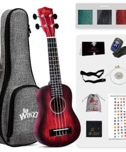 Ukulele Soprano Vintage Hawaiano WINZZ HAND RUBBED Series -