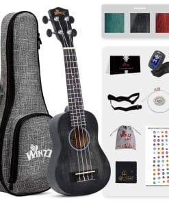 Ukulele Soprano Vintage Hawaiian Uke de la Serie WINZZ HAND