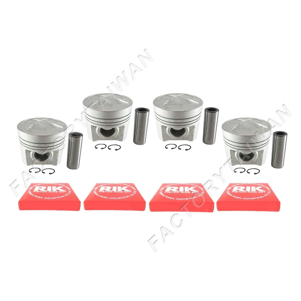 Juego de Pistón + Anillo Factorytaiwan STD de 98mm para