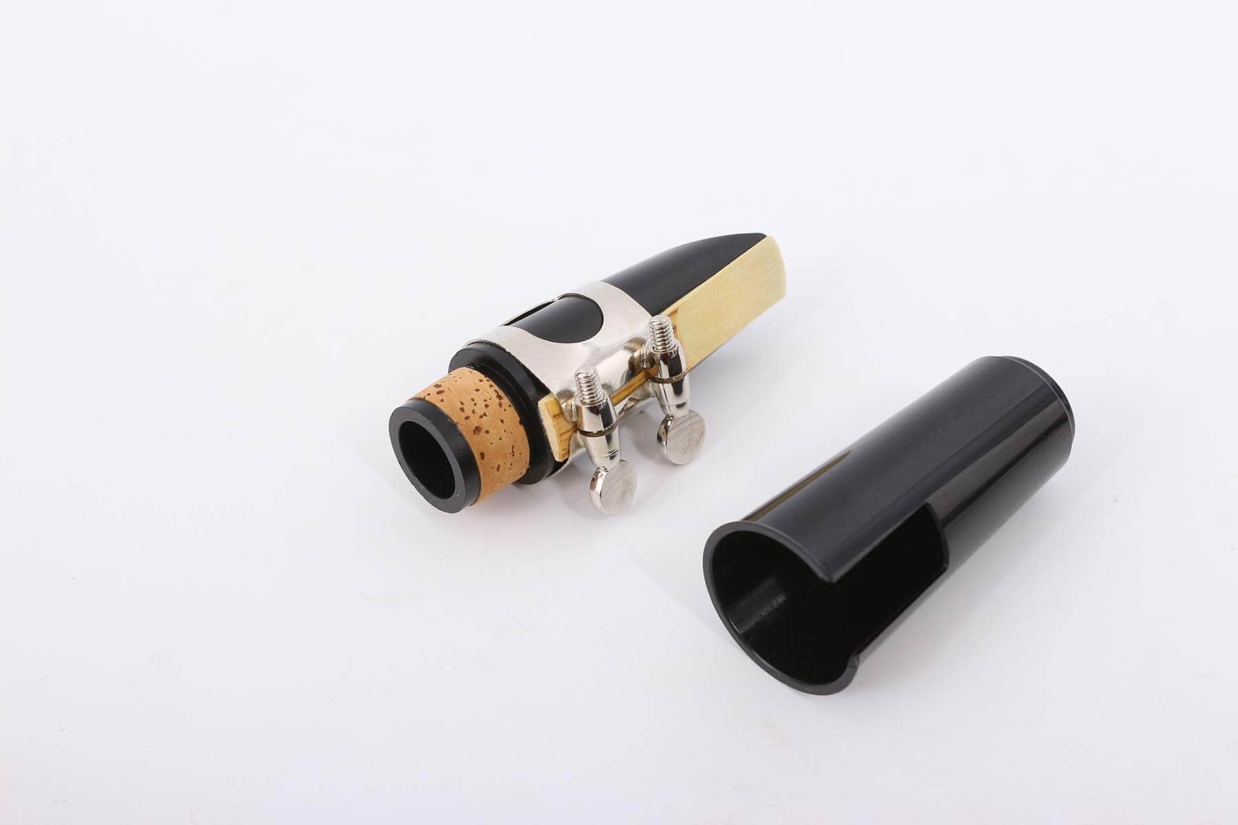 Yinfente Clarinete Profesional de Ebano Eb Llave 2 Barriles - Imagen 6