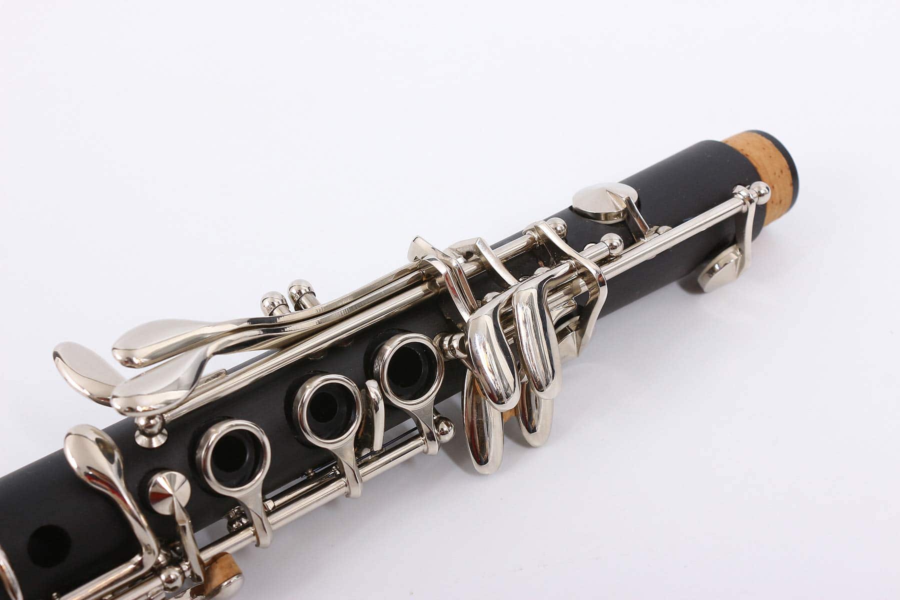 Yinfente Clarinete Profesional de Ebano Eb Llave 2 Barriles - Imagen 4
