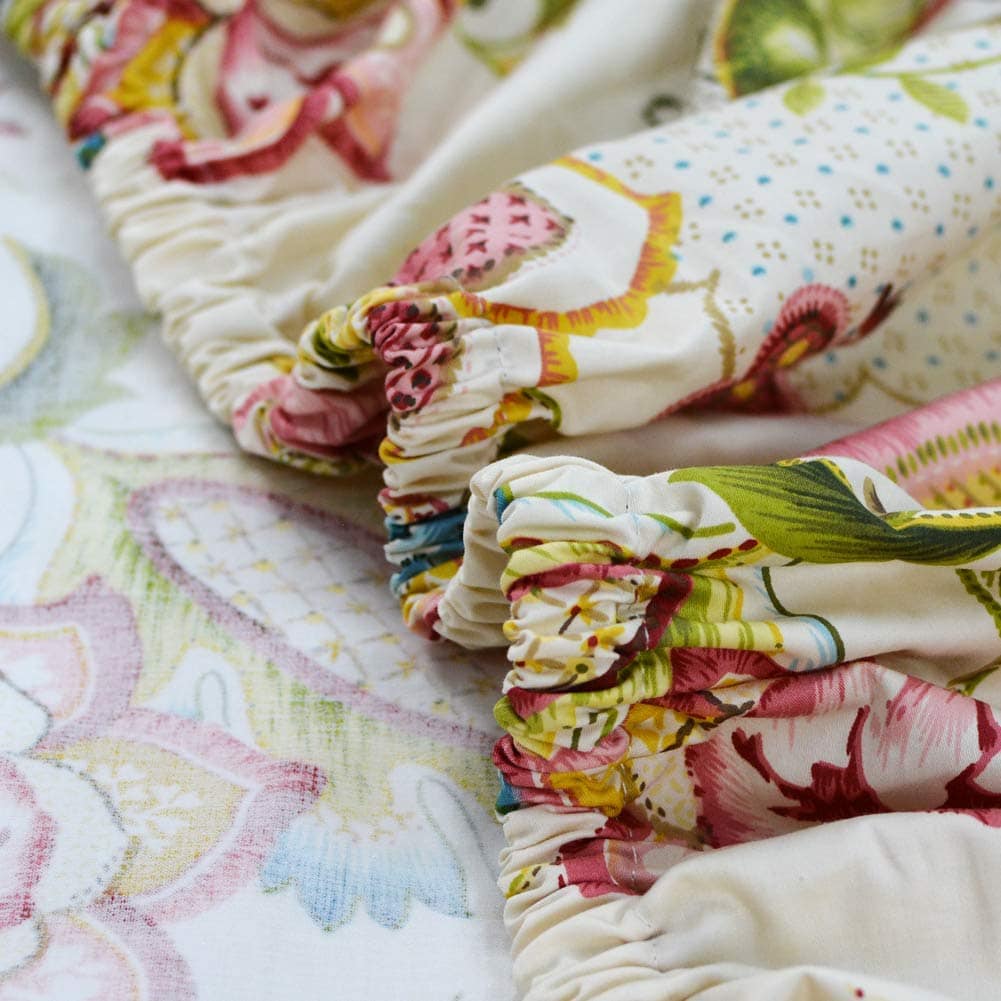 Softta Juego de Ropa de Cama de Lujo Boho Shabby Flower - Imagen 8