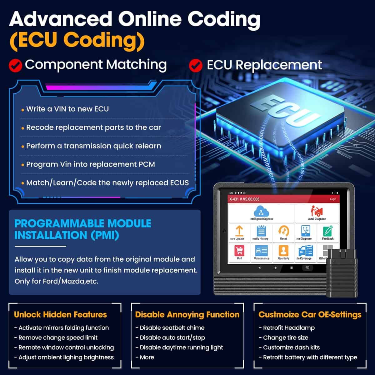 2023 Elite LAUNCH X431 V PRO 4.0 Herramienta de Escaneo - Imagen 3