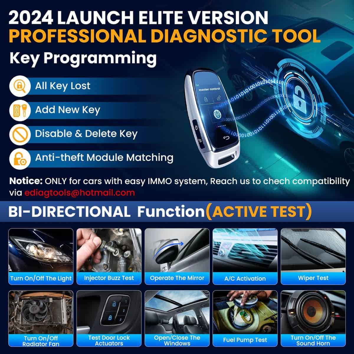2023 Elite LAUNCH X431 V PRO 4.0 Herramienta de Escaneo - Imagen 5