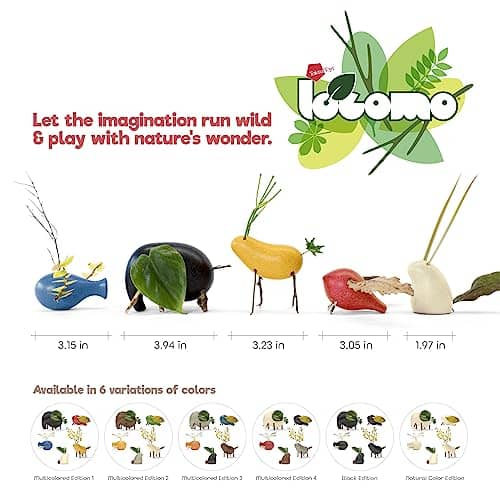 Taksa Toys Figuras de Animales de Madera Locomo Family III - Imagen 7