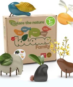 Taksa Toys Figuras de Animales de Madera Locomo Family III