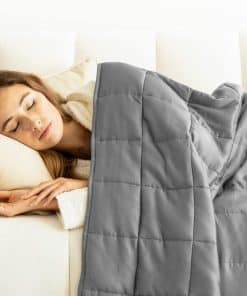 Mantas Ponderadas de Algodón Luna Luxe para -Gris Claro