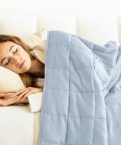 Manta Ponderada de Algodón Luna Luxe para -Azul Claro