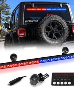 FOXCID 35" Barra de Luces de Advertencia de Tráfico de