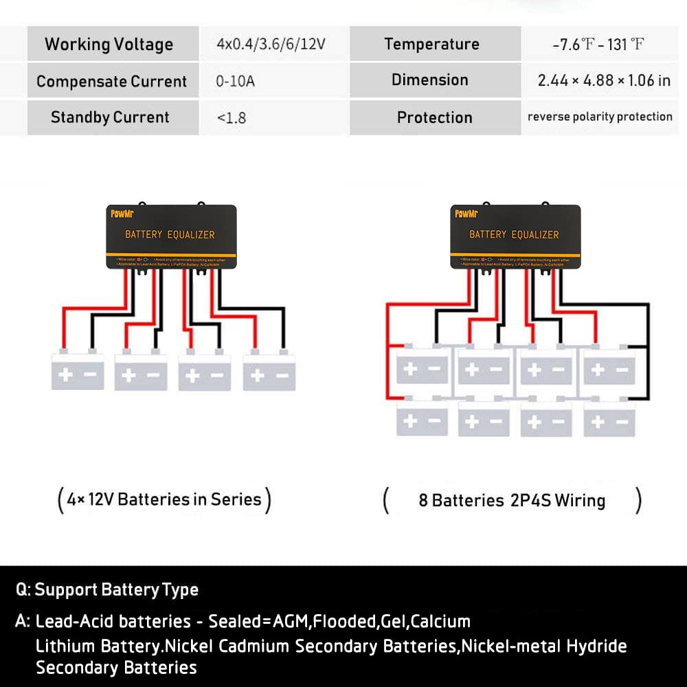 Battery Equalizer 48V - Balanceador de Voltaje de Batería, - Imagen 7