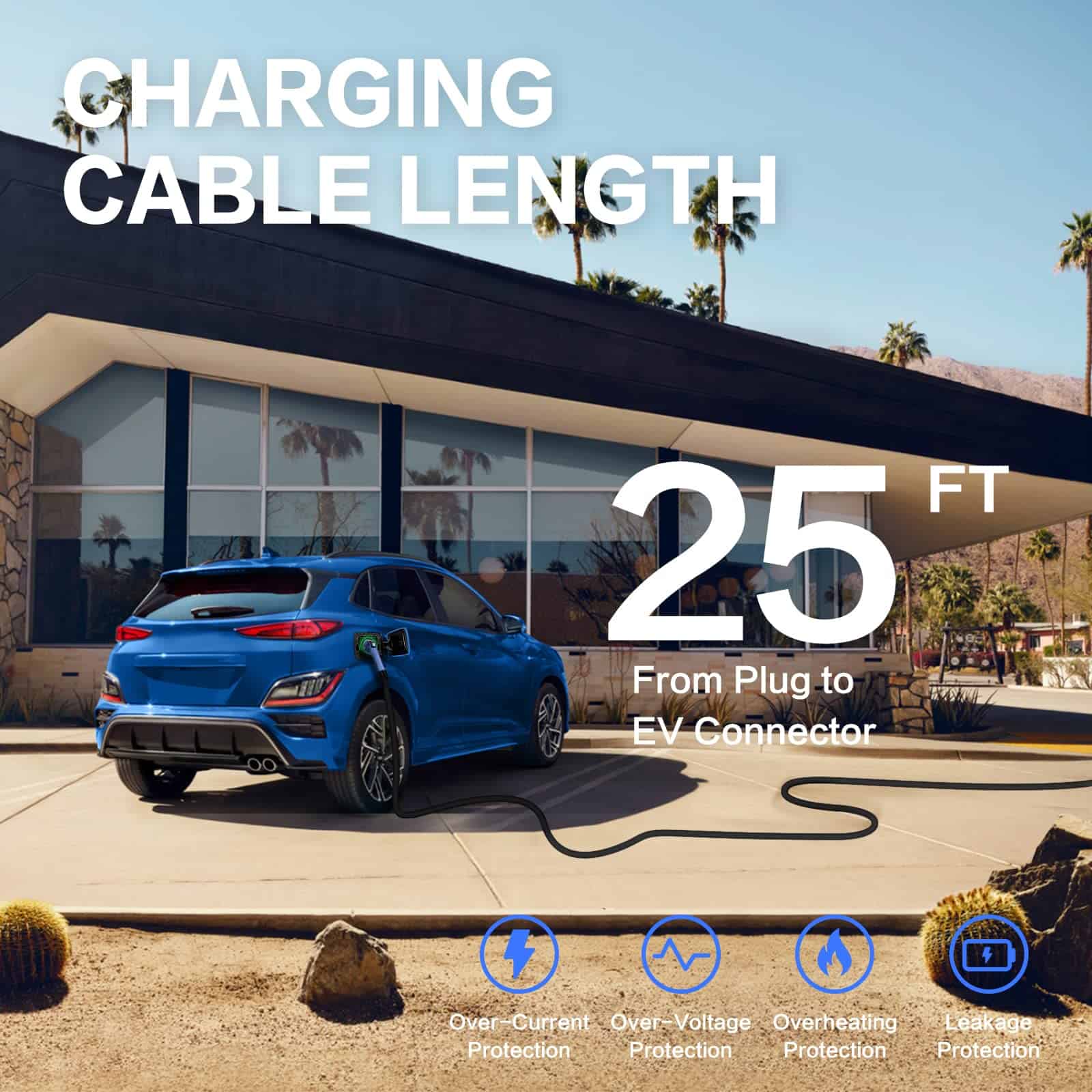 Cargador Portátil para Vehículos Eléctricos MUSTART Nivel 2 - Imagen 6