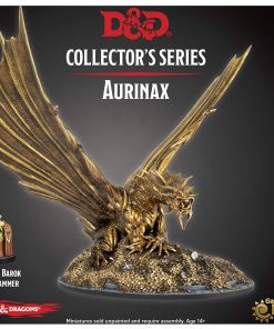 Figura coleccional Aurinax (Dragón de Oro) Dungeons &