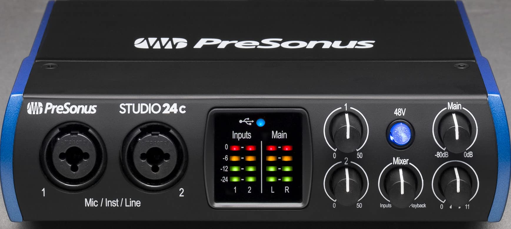 Interfaz de Audio USB PreSonus Studio 24c 2x2, 192 kHz con - Imagen 10