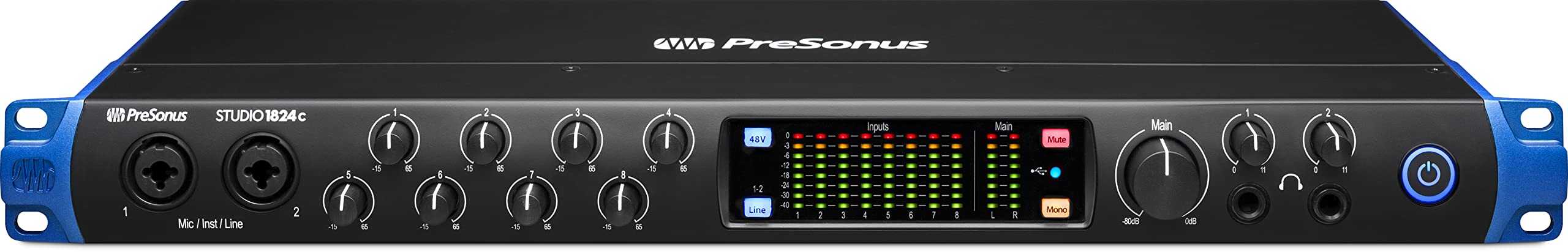 Interfaz de Audio USB PreSonus Studio 1824c 18x20, 192 kHz - Imagen 6